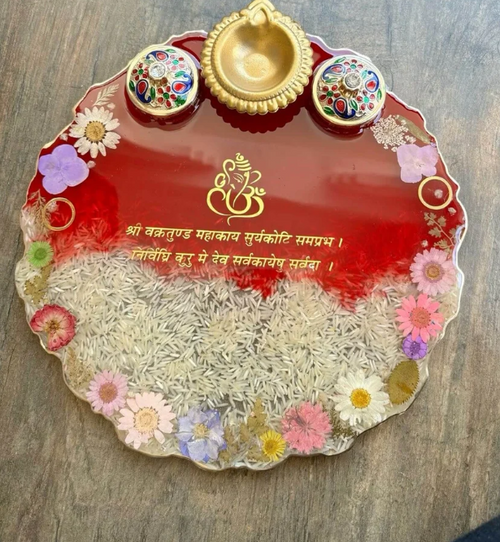 Resin Pooja Thali