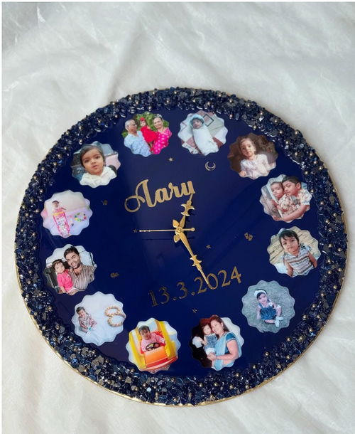 resin wall clock
