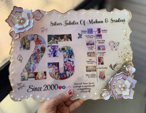 Personalized Resin Memory Frame